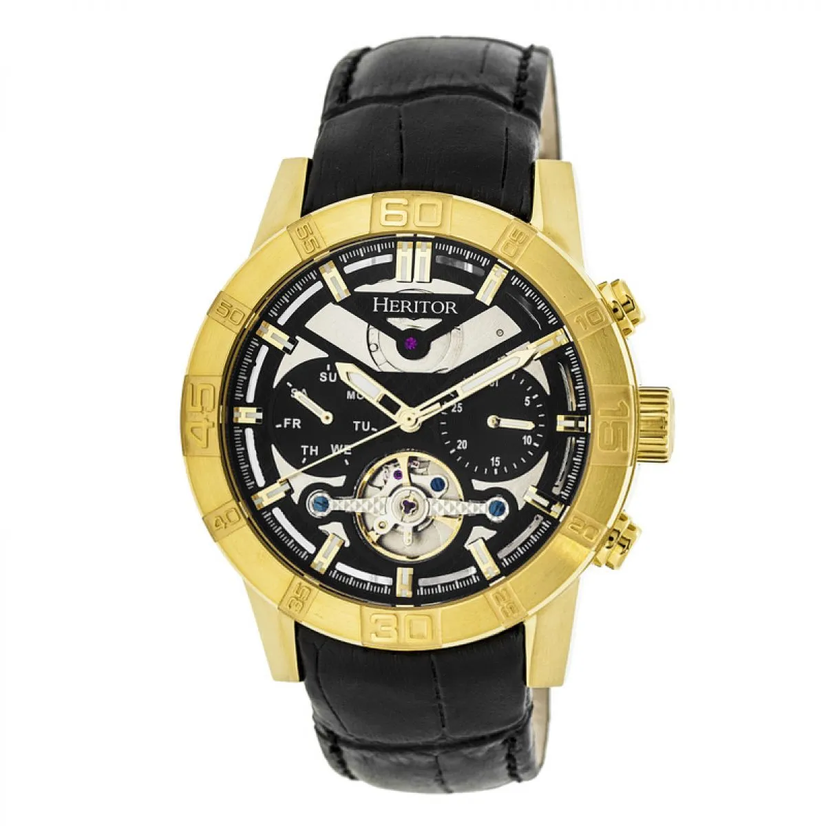 Heritor Hannibal HERHR4104 Heren horloge 44mm 5 ATM sold by Watch2Day