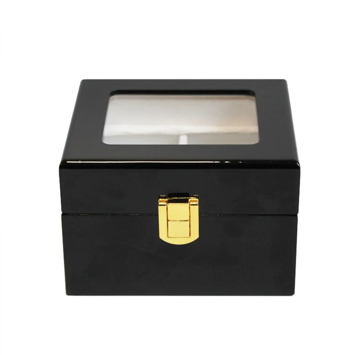 Luxe klassieke houten horlogebox voor 2 horloges | Zwart sold by Watch2Day product image thumbnail 2