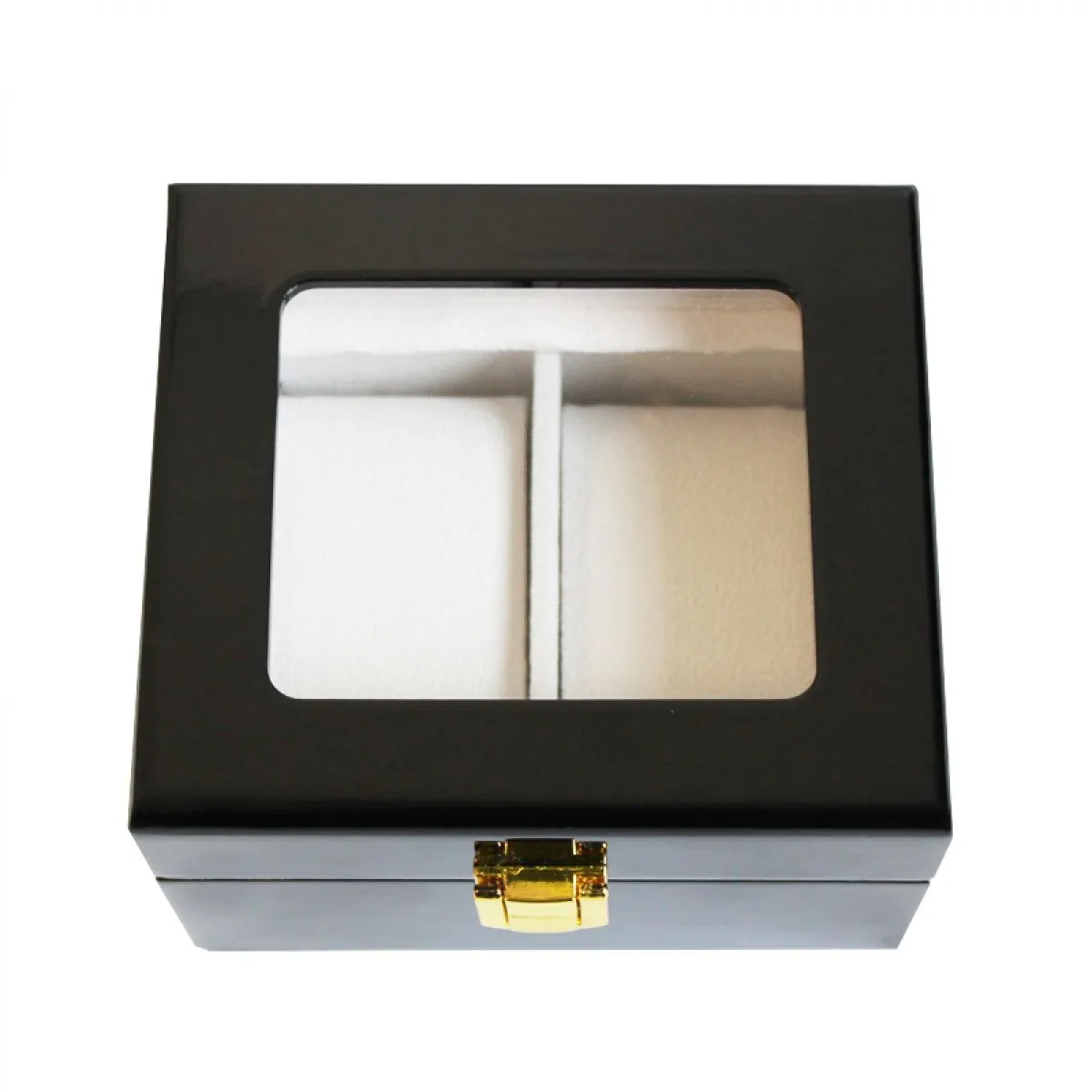 Luxe klassieke houten horlogebox voor 2 horloges | Zwart sold by Watch2Day product image thumbnail 3