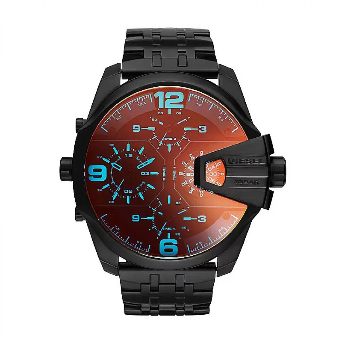 Outlet Special Diesel Uber Chief DZ7373 Heren Horloge 55mm 10 ATM sold by Watch2Day