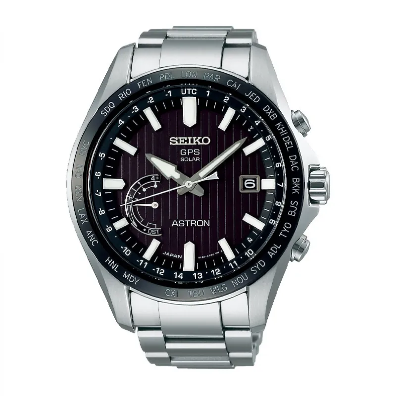 Seiko Astron GPS Solar Steel 45 MM | SSE161J1 sold by Watch2Day