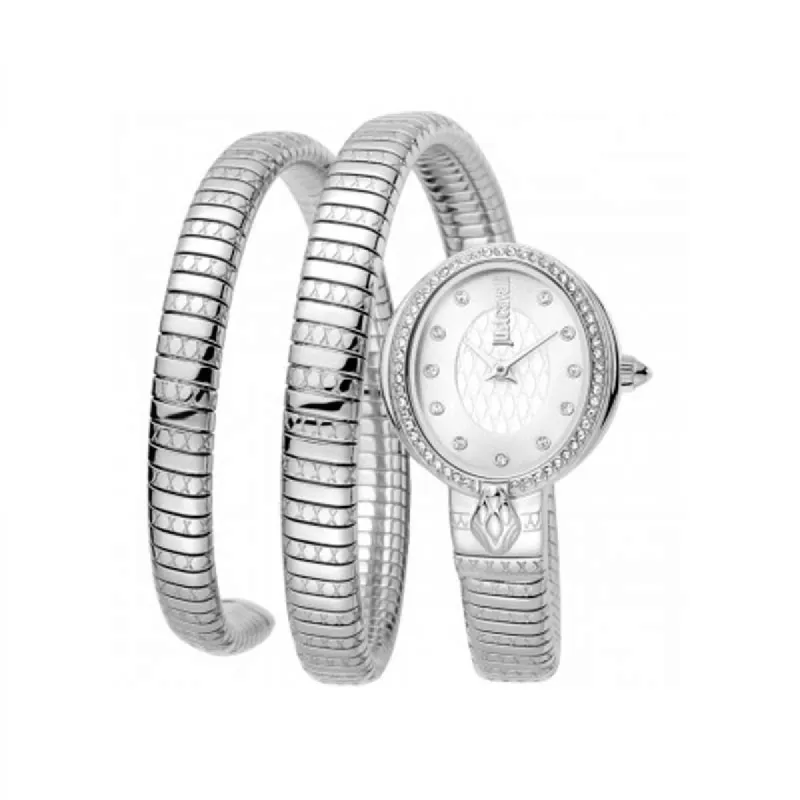 Just Cavalli Glam Chic Snake JC1L153M0015 Dames Horloge 25 mm WR 30mt made by Watch2Day