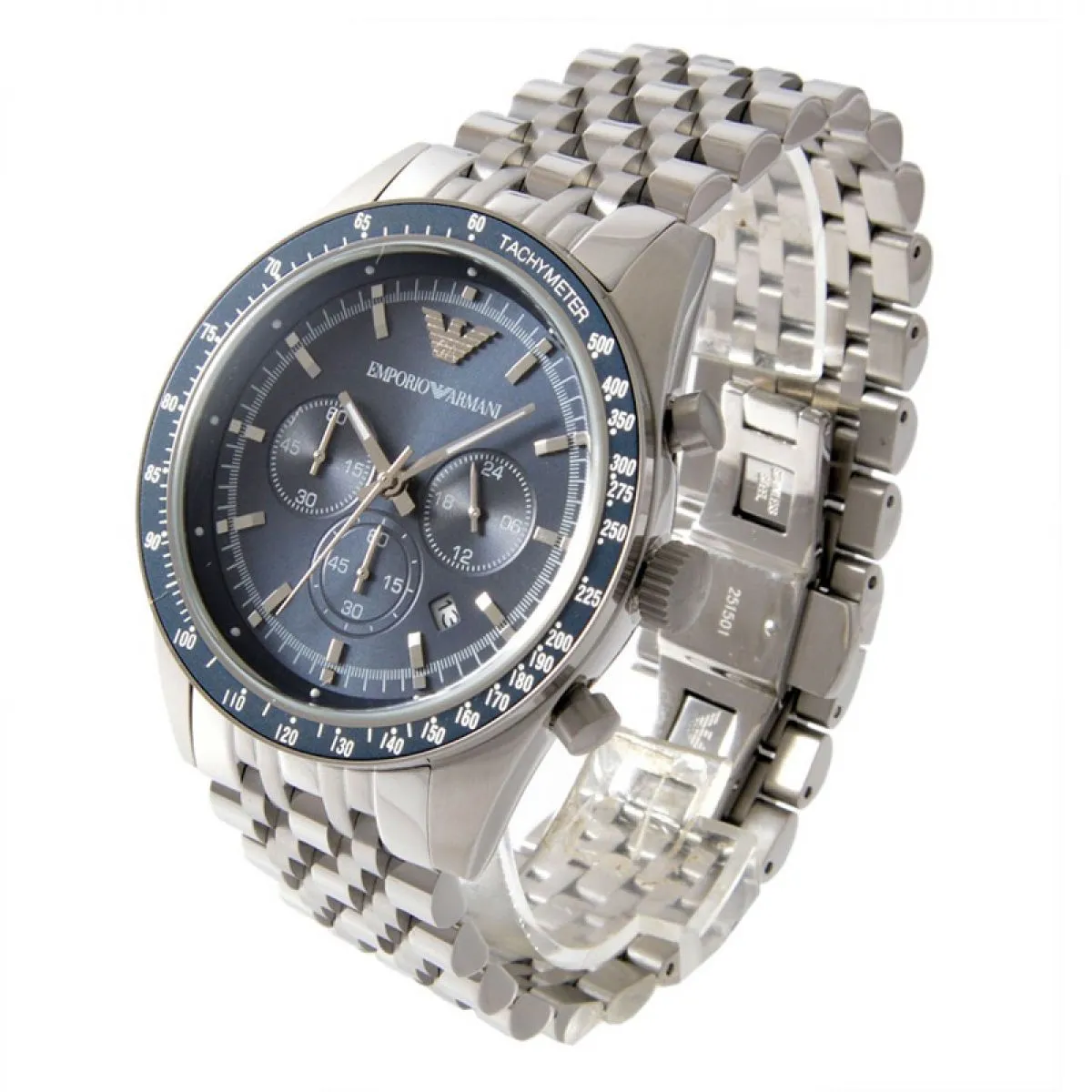 Emporio Armani Tazio AR6072 Heren Horloge 46mm 5 ATM sold by Watch2Day product image thumbnail 3