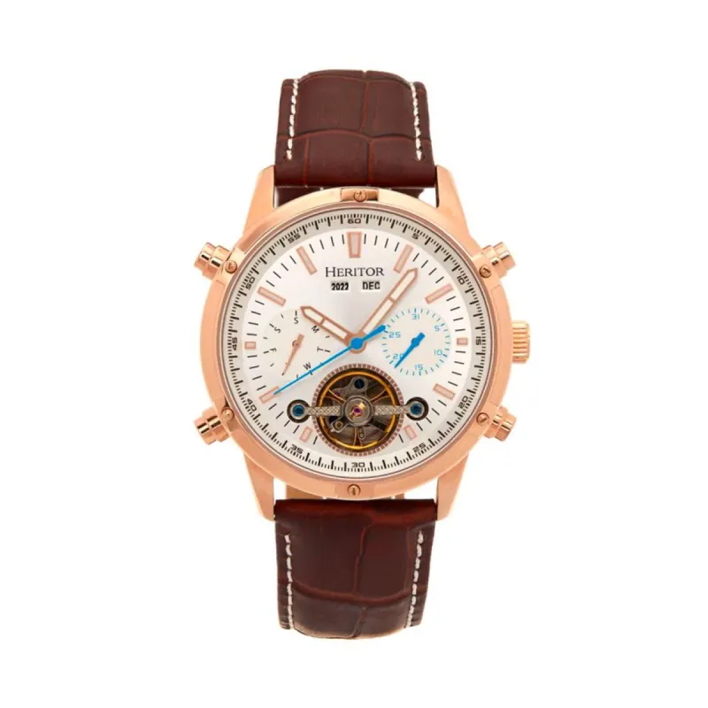 Heritor Wilhelm HERHS2106 Heren Horloge 42mm 10 ATM sold by Watch2Day