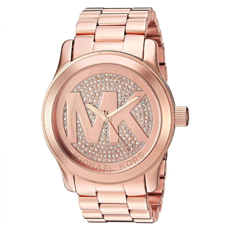 Michael Kors Rosegold Zirkonia 45 mm | MK5661 made by Watch2Day