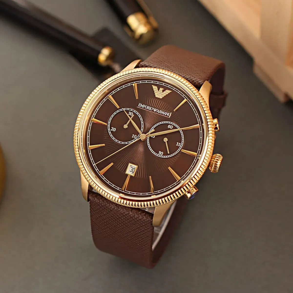 Black Friday Special - Armani AR1793 Heren Horloge 43mm 5ATM sold by Watch2Day