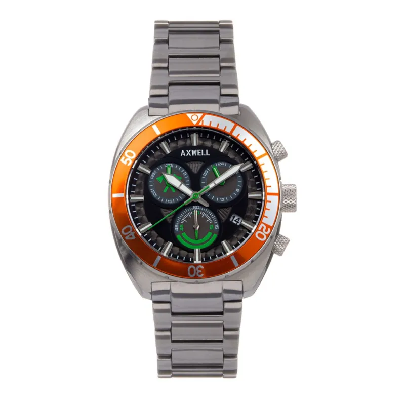 Outlet Special - Axwell Minister AXWAW105-1 STEEL 42MM 20ATM made by Watch2Day