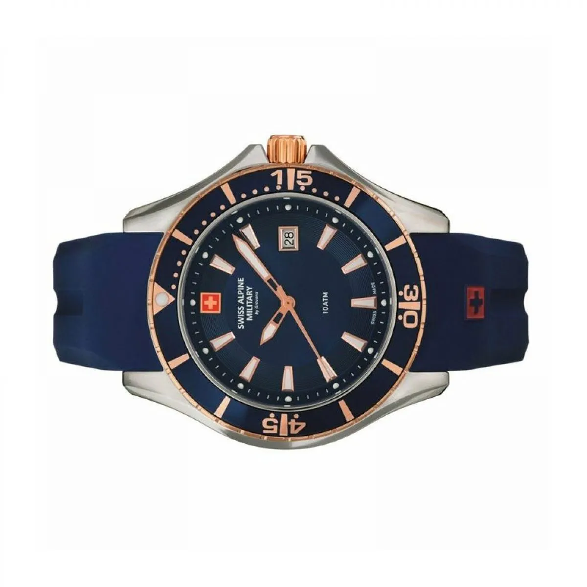 Swiss Alpine Military Quartz Chronograph 7040.1855 10ATM 44MM sold by Watch2Day product image thumbnail 2