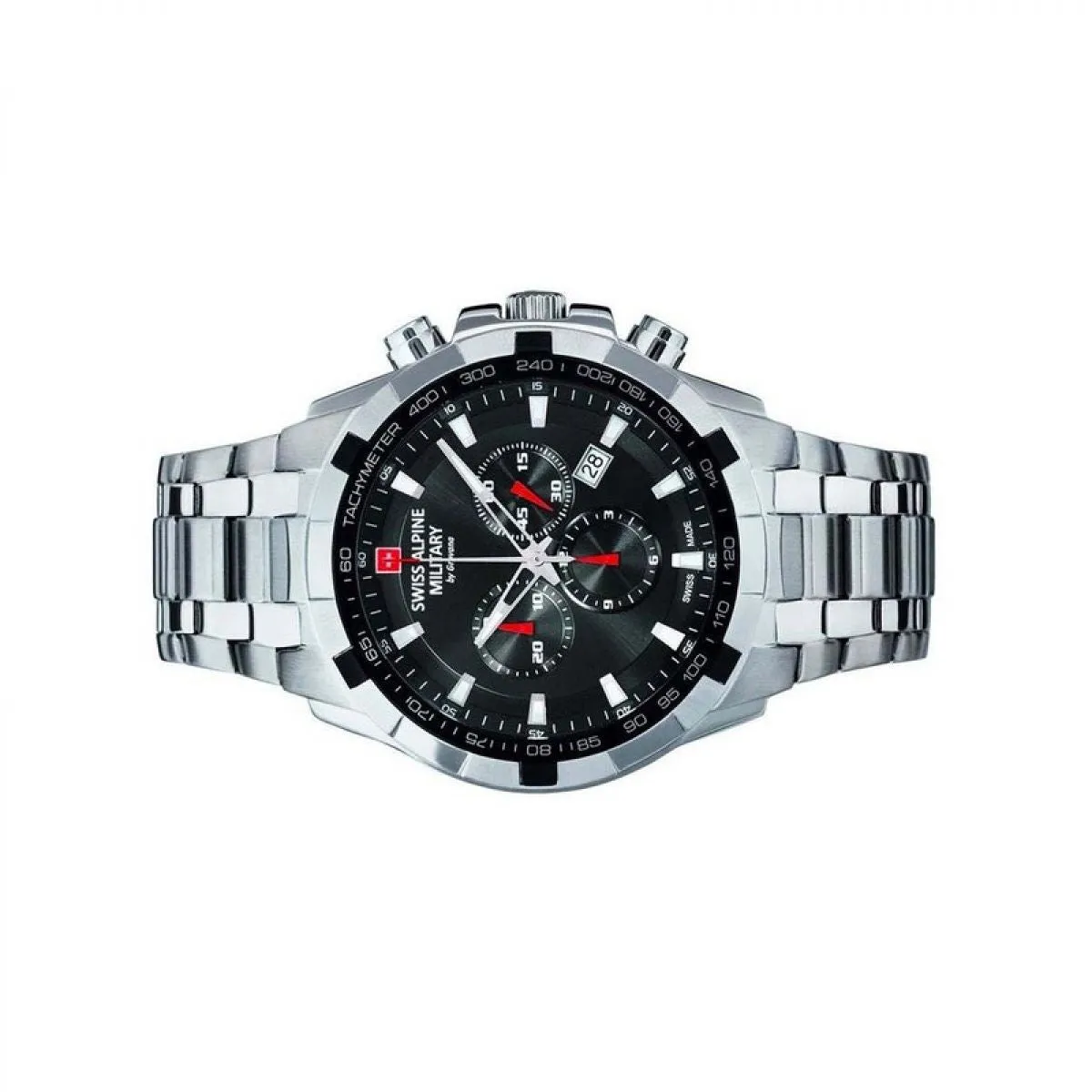 Swiss Alpine Military Quartz Chronograph 7043.9137 10ATM 46MM sold by Watch2Day product image thumbnail 2