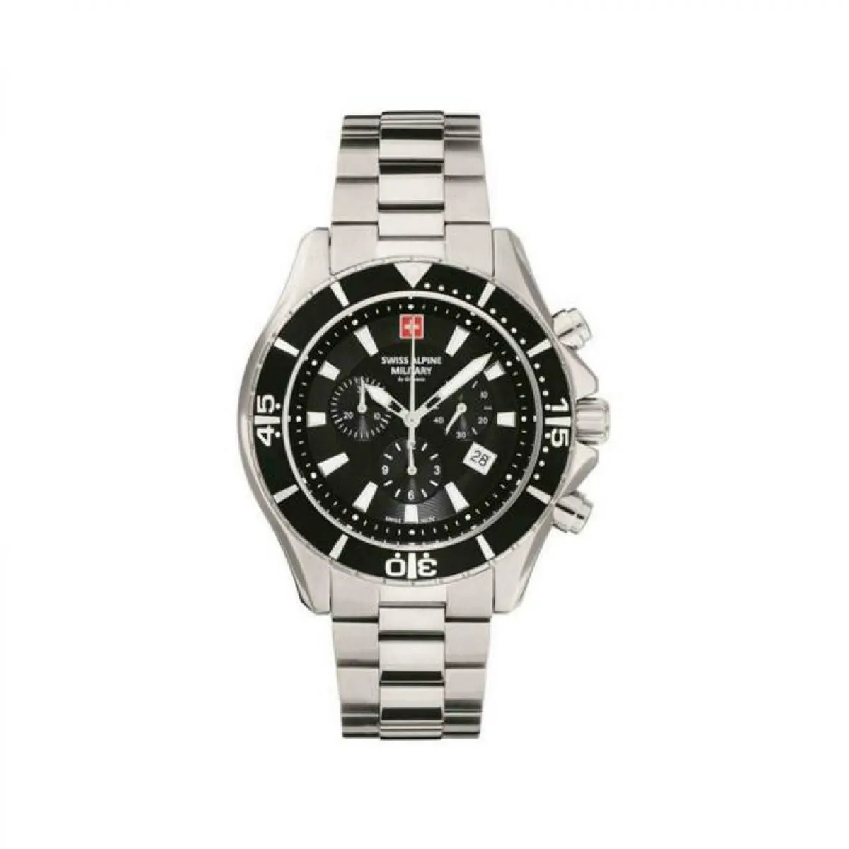 Swiss Alpine Military Quartz Chronograph 7040.9137 10ATM 44MM sold by Watch2Day