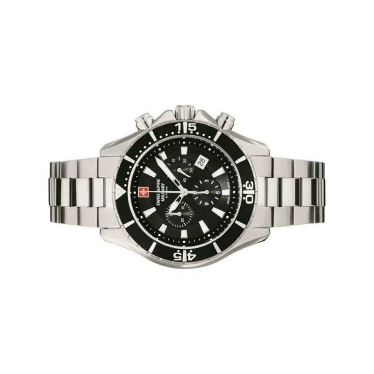 Swiss Alpine Military Quartz Chronograph 7040.9137 10ATM 44MM sold by Watch2Day product image thumbnail 2