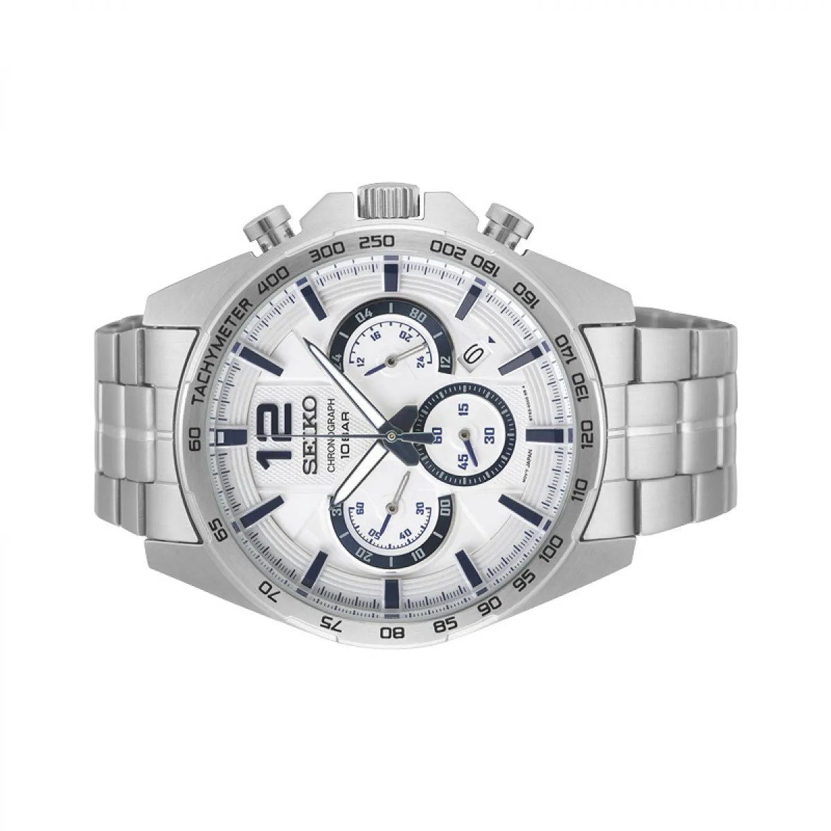 Seiko heren horloge Chronograaf Edelstaal 44MM 10ATM | SSB343P1 sold by Watch2Day product image thumbnail 5