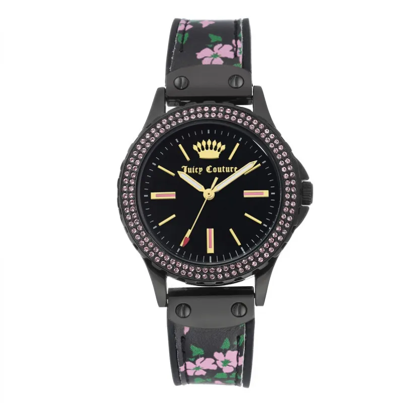Juicy Couture Horloge JC/1009PKFL Dames 37mm 3 ATM made by Watch2Day