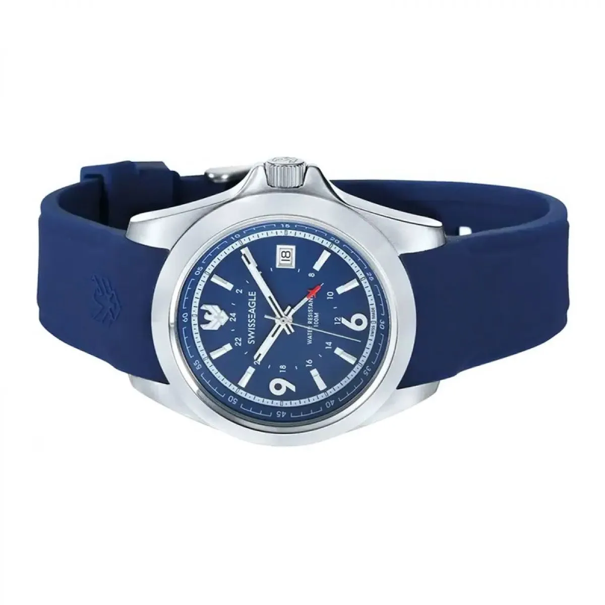 Swiss Eagle Dufaux GMT Staal Siliconen | SE-9066-02 sold by Watch2Day product image thumbnail 2