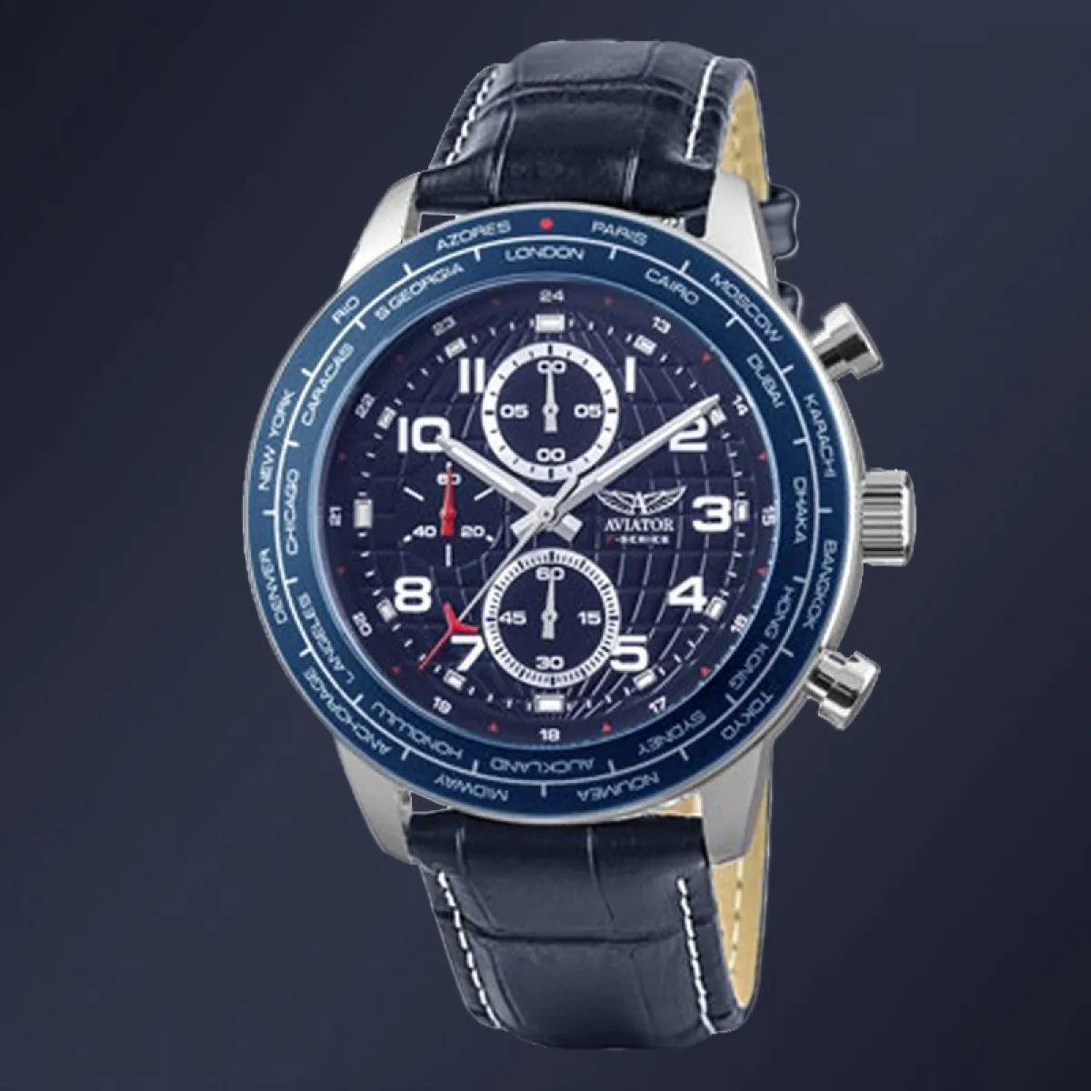 Aviator F-Series Chronograph met extra NATO band | AVW79886G406 sold by Watch2Day product image thumbnail 3