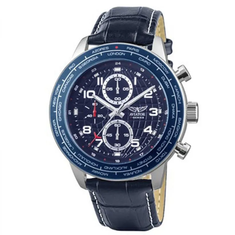 Aviator F-Series Chronograph met extra NATO band | AVW79886G406 made by Watch2Day