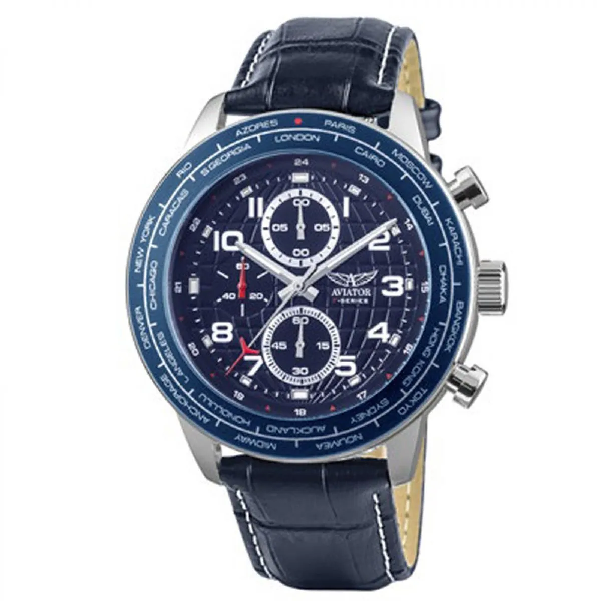 Aviator F-Series Chronograph met extra NATO band | AVW79886G406 sold by Watch2Day product image thumbnail 4