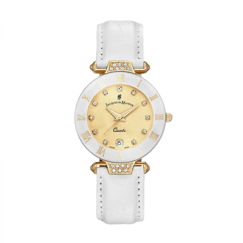 JACQUES du MANOIR RCP.69 Dames Horloge 33mm Swiss-Made made by Watch2Day