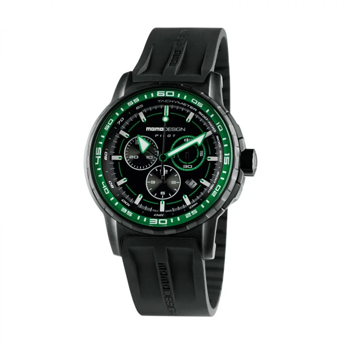MOMO Design Pilot MD2164BK-31 Horloge Heren 46mm 5 ATM sold by Watch2Day product image thumbnail 3