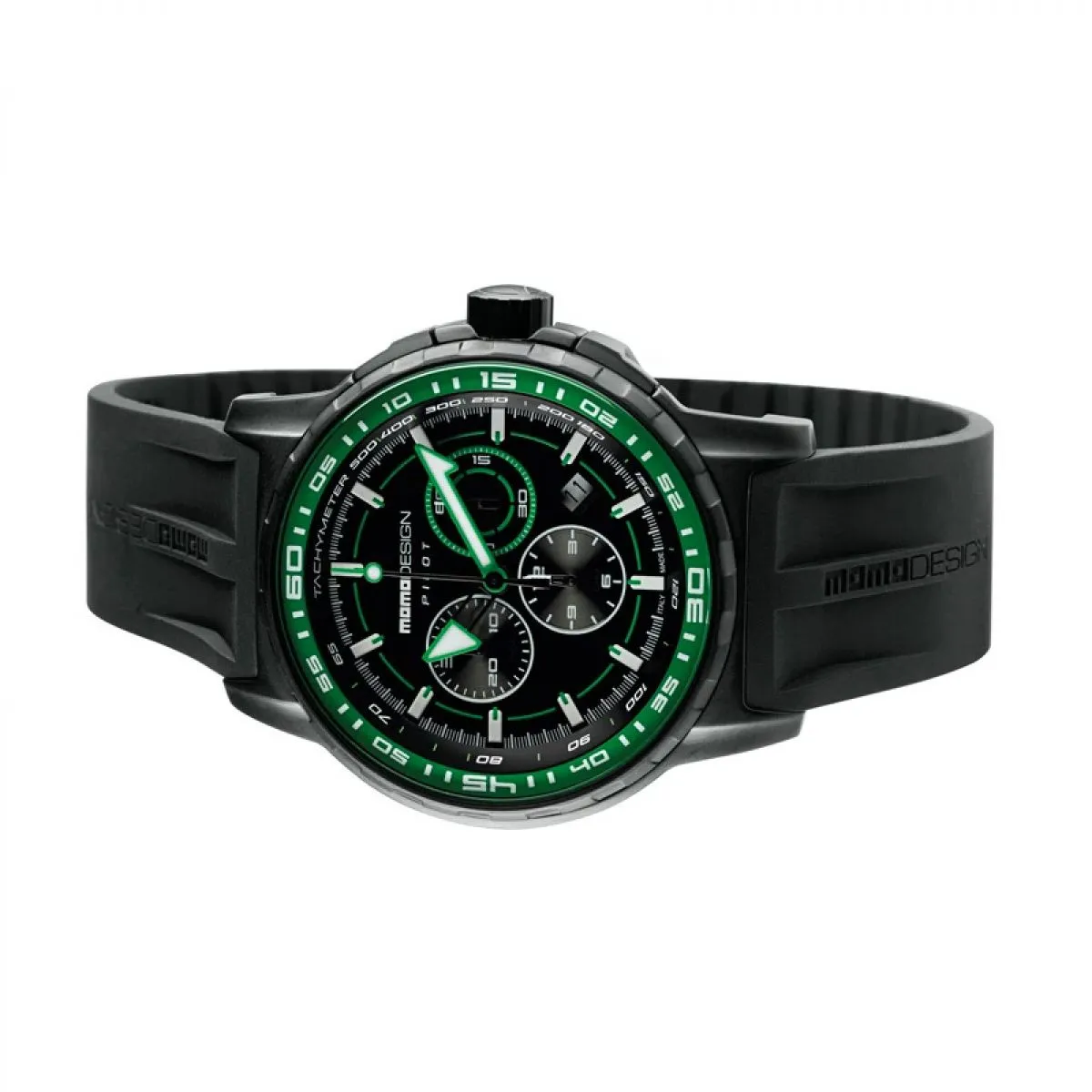 MOMO Design Pilot MD2164BK-31 Horloge Heren 46mm 5 ATM sold by Watch2Day product image thumbnail 2