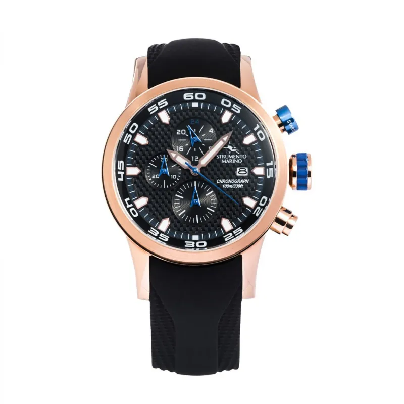 Strumento Marino SM126S-RG-NR-NR Horloge Heren 46MM 10ATM made by Watch2Day