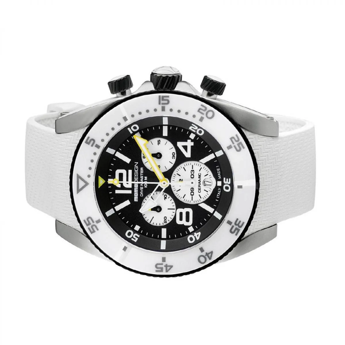 MOMO Design Dive Master MD1281WT-21 Horloge Heren 46 mm 10 ATM sold by Watch2Day product image thumbnail 2