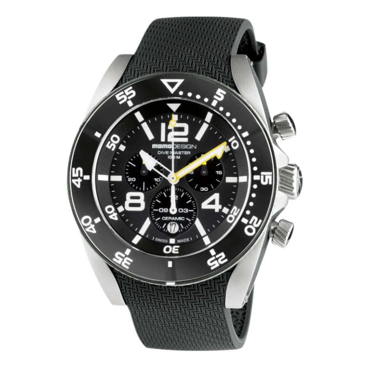 MOMO Design Dive Master MD1281SB-11 Horloge Heren 46 mm 10 ATM sold by Watch2Day product image thumbnail 3