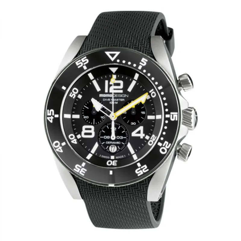 MOMO Design Dive Master MD1281SB-11 Horloge Heren 46 mm 10 ATM made by Watch2Day