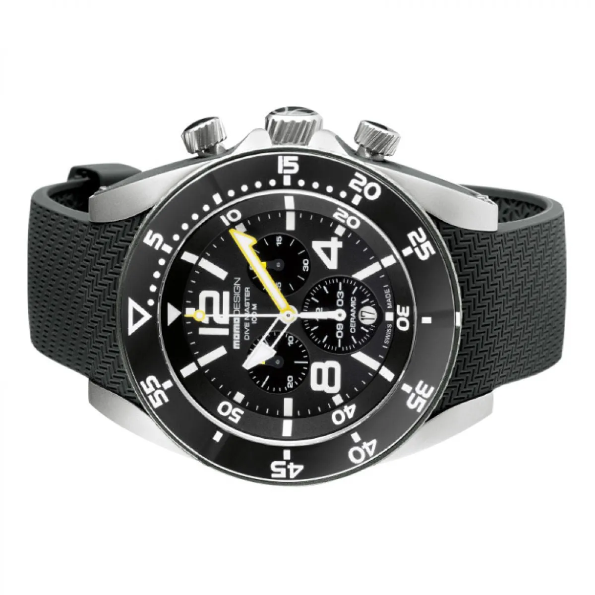 MOMO Design Dive Master MD1281SB-11 Horloge Heren 46 mm 10 ATM sold by Watch2Day product image thumbnail 2