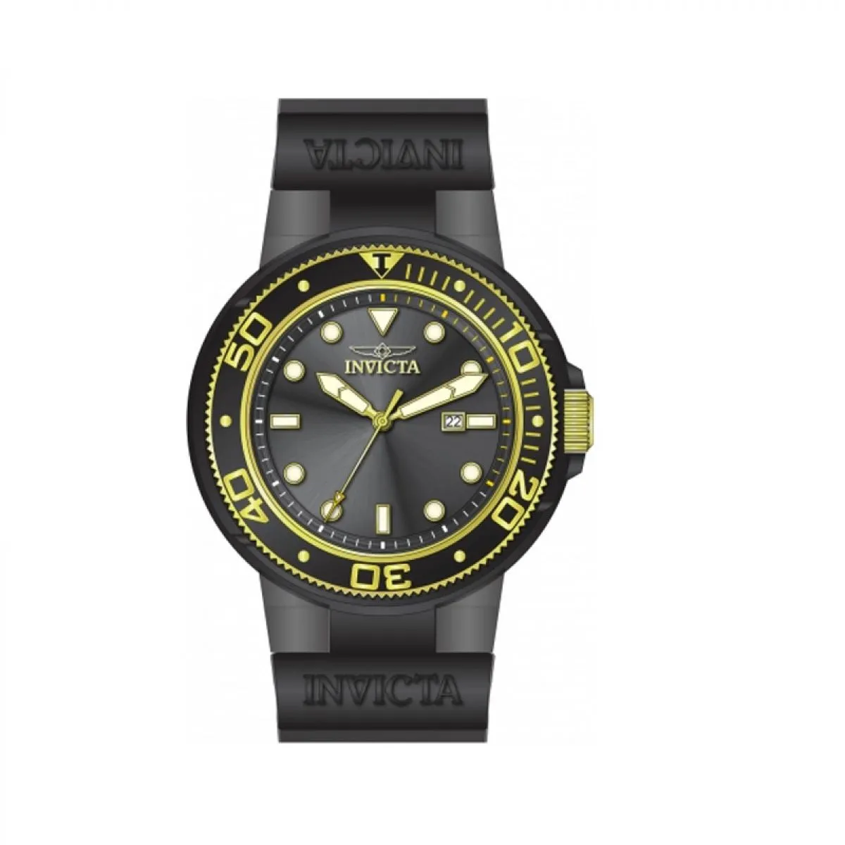 Invicta Pro Diver Men Quartz Black Steel | 32337 sold by Watch2Day product image thumbnail 3