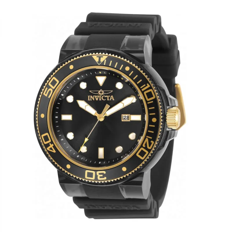 Invicta Pro Diver Men Quartz Black Steel | 32337 made by Watch2Day