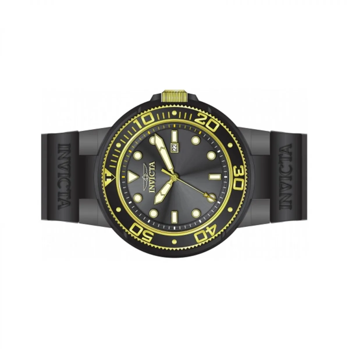 Invicta Pro Diver Men Quartz Black Steel | 32337 sold by Watch2Day product image thumbnail 2