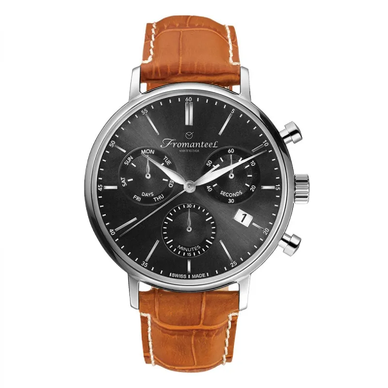 Refurbished Fromanteel Generations Chrono GS-1202-010 Heren Horloge 42mm made by Watch2Day