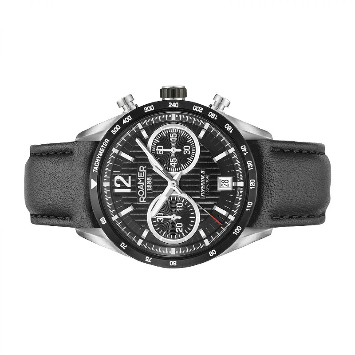 Roamer Superior Chrono II Swiss-Made Chronograaf Staal | 510818 41 54 08 sold by Watch2Day product image thumbnail 2