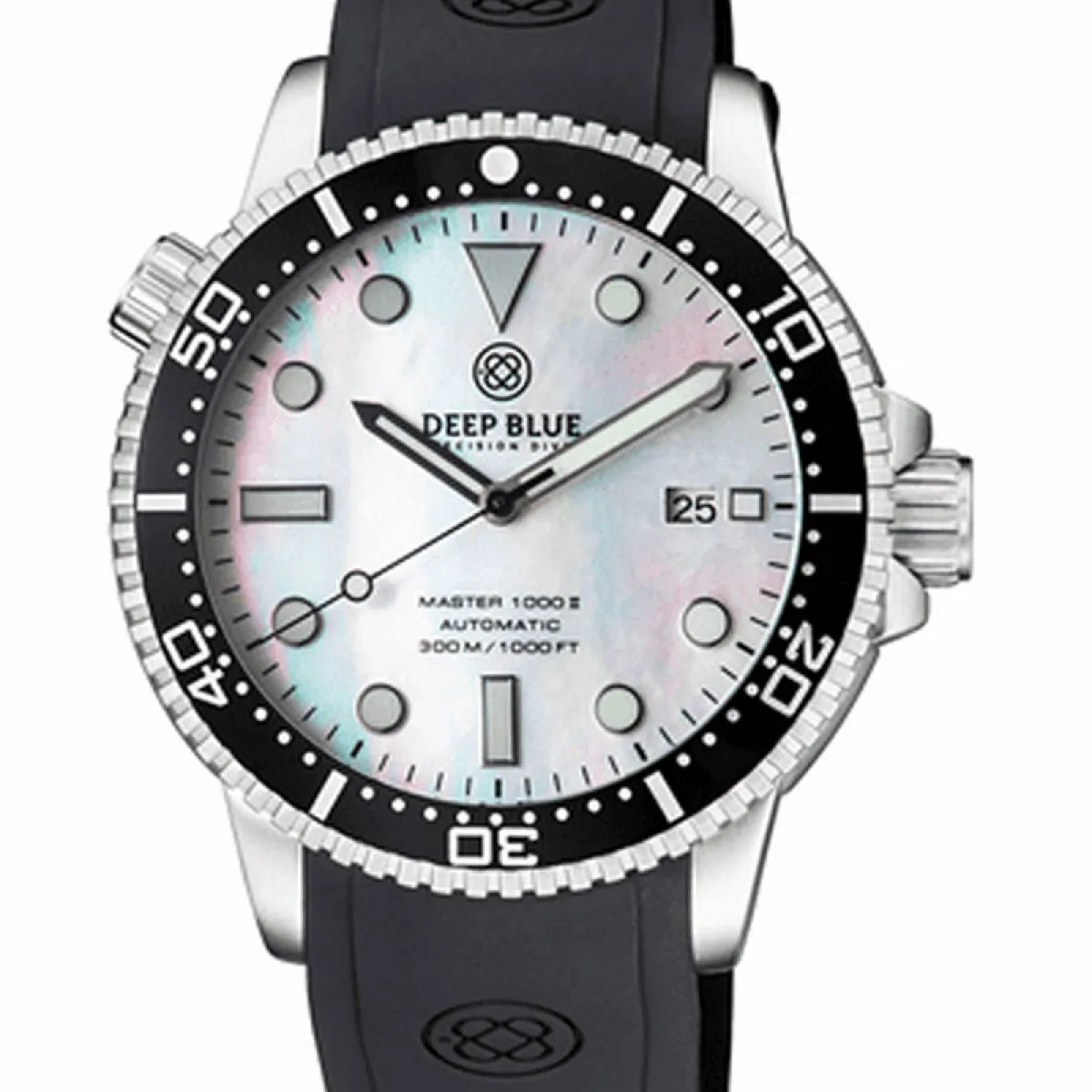 MASTER 1000 II 44MM AUTOMATIC DIVER BLACK CERAMIC BEZEL -WHITE MOTHER OF PEARL DIAL sold by Watch2Day product image thumbnail 2