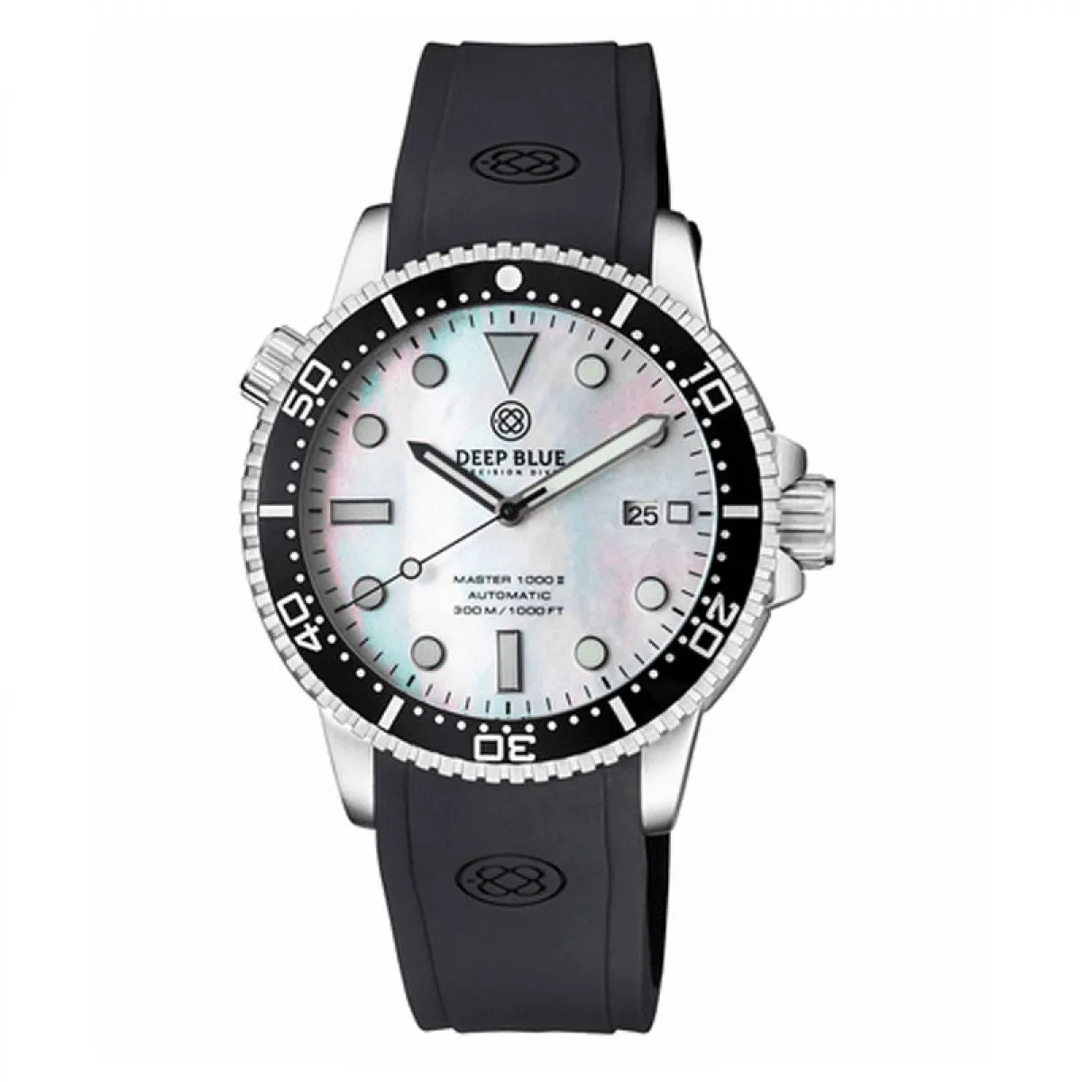 MASTER 1000 II 44MM AUTOMATIC DIVER BLACK CERAMIC BEZEL -WHITE MOTHER OF PEARL DIAL sold by Watch2Day product image thumbnail 5