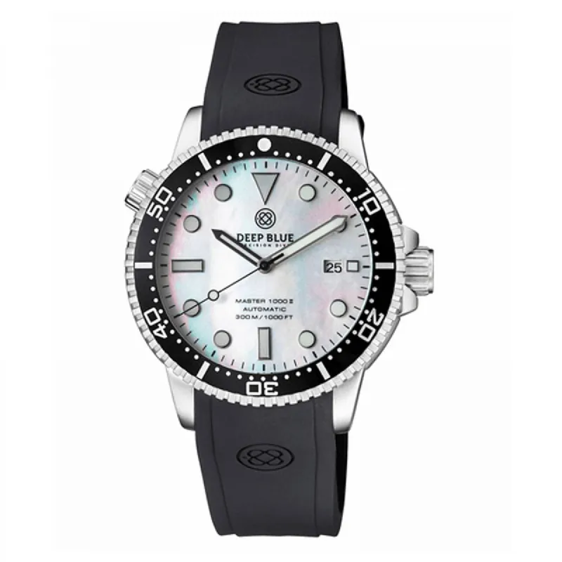 MASTER 1000 II 44MM AUTOMATIC DIVER BLACK CERAMIC BEZEL -WHITE MOTHER OF PEARL DIAL sold by Watch2Day