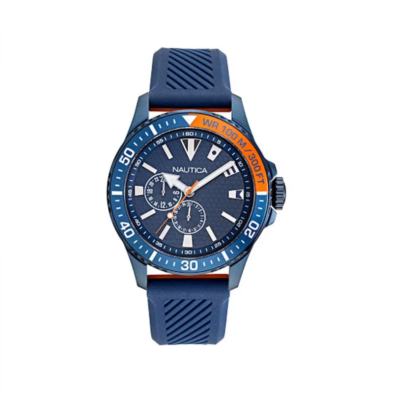 Nautica NAPFRB924 Heren Horloge 44 mm made by Watch2Day