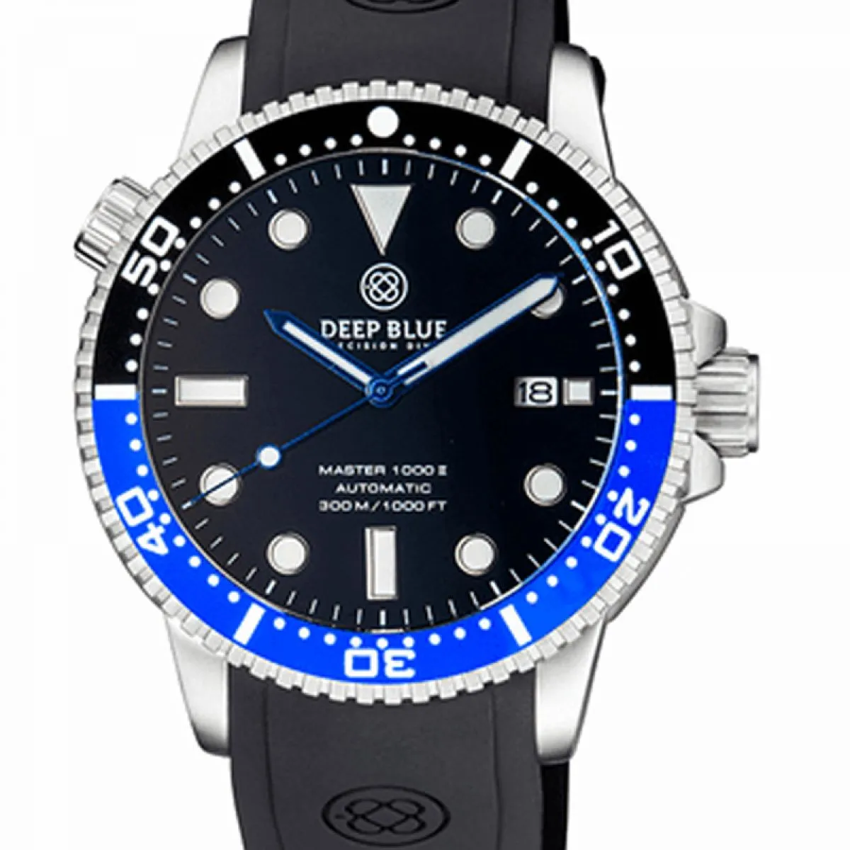 MASTER 1000 II 44MM AUTOMATIC DIVER BLACK/BLUE CERAMIC BEZEL -BLACK GLOSSY DIAL-BLUE HANDS sold by Watch2Day product image thumbnail 2