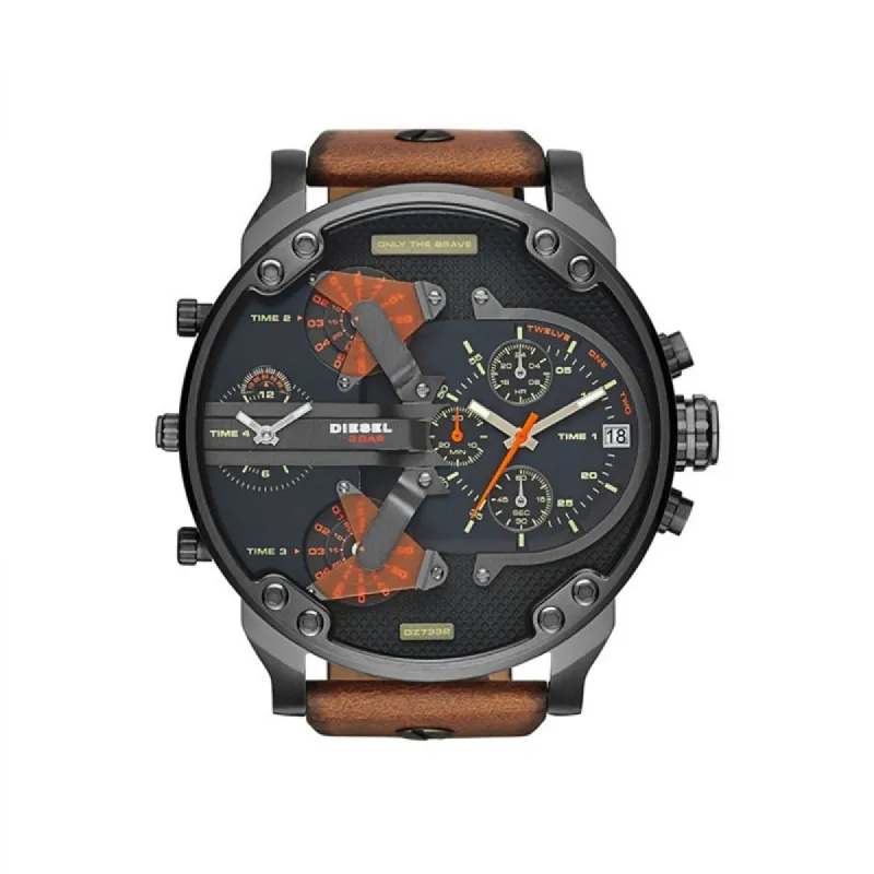 Diesel Mr. Daddy 2.0 Multifunctional Staal 57 mm | DZ7332 made by Watch2Day