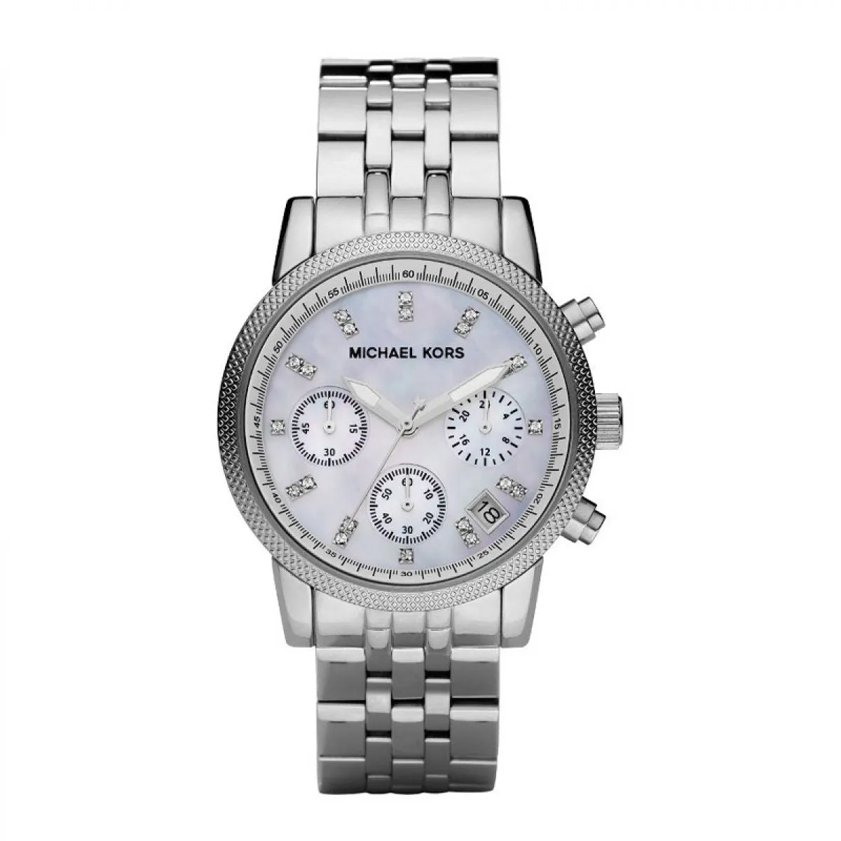 Michael Kors Chronograaf Zirkonia 38 mm Staal | MK5020 sold by Watch2Day
