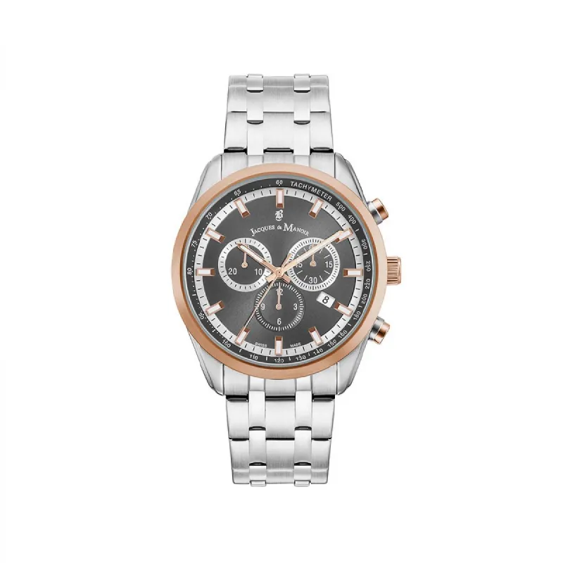 Jacques Du Manoir Staal 42 mm Quartz | AP.07 made by Watch2Day