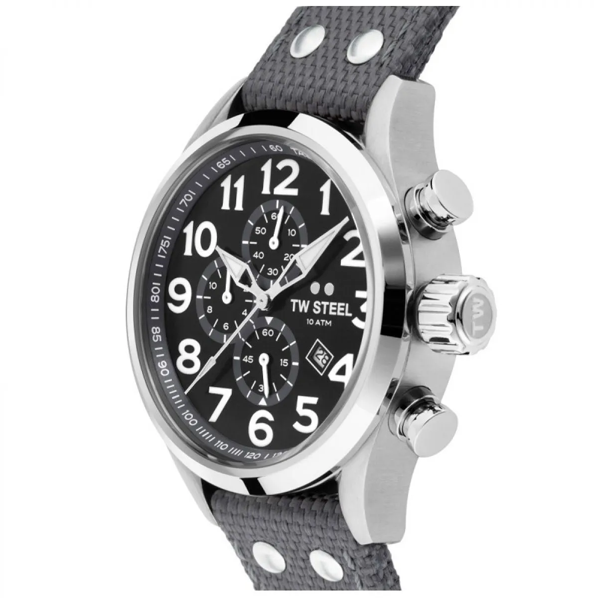 TW Steel Volante Chrono 45mm Staal Canvas | VS13 sold by Watch2Day product image thumbnail 2