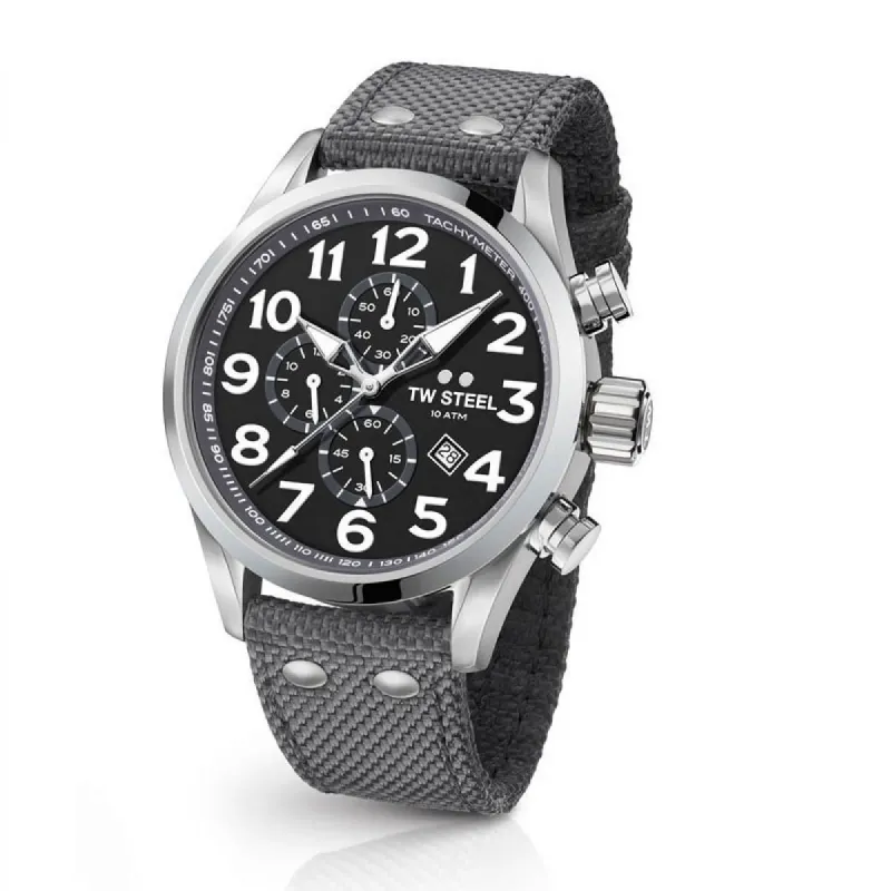 TW Steel Volante Chrono 45mm Staal Canvas | VS13 made by Watch2Day