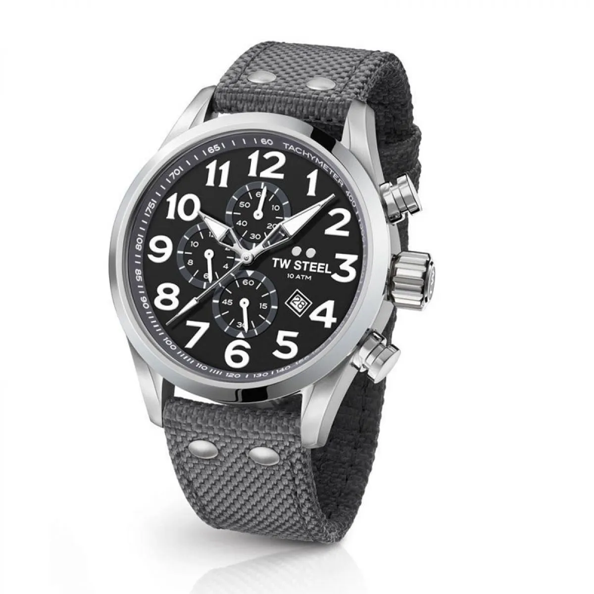 TW Steel Volante Chrono 45mm Staal Canvas | VS13 sold by Watch2Day