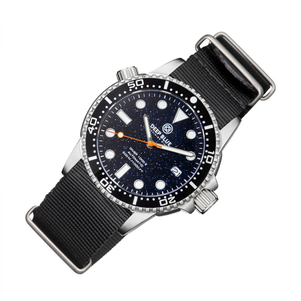 Deep Blue Diver 40 AUTOMATIC DIVER - DIVER40BLUESANDSTONEBLKNATO sold by Watch2Day product image thumbnail 2