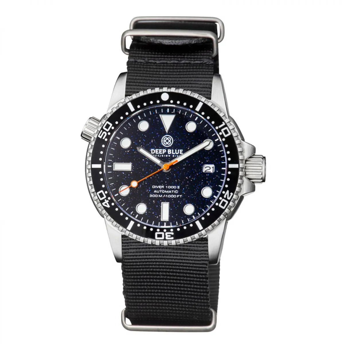Deep Blue Diver 40 AUTOMATIC DIVER - DIVER40BLUESANDSTONEBLKNATO sold by Watch2Day product image thumbnail 4