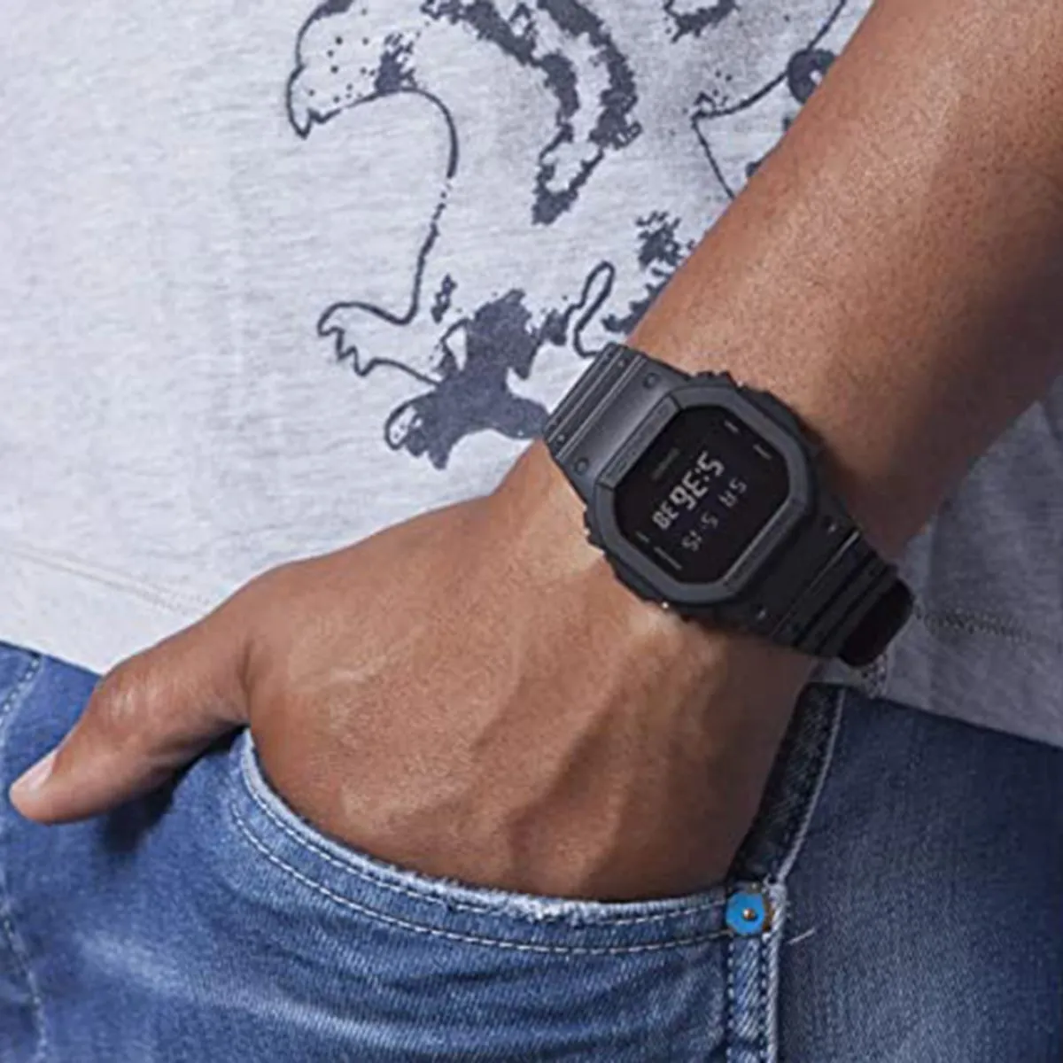 Casio G-shock Multifunctional | DW-5600BB-1ER sold by Watch2Day product image thumbnail 5