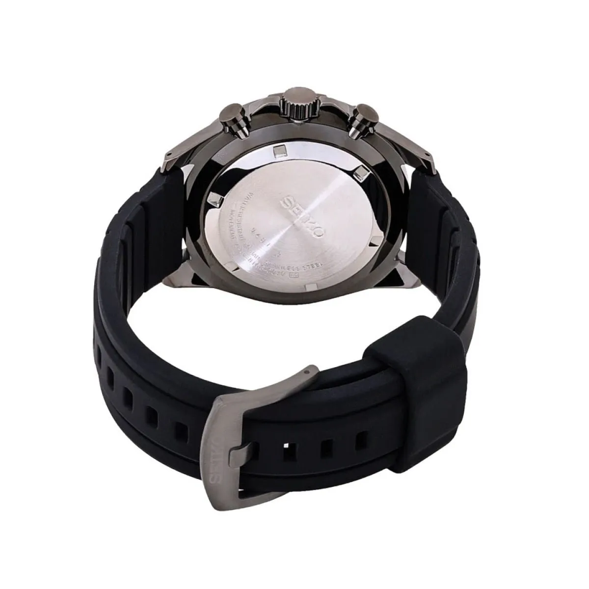 Seiko Chronograph 44MM men Black Steel | SSB349P1 sold by Watch2Day product image thumbnail 5