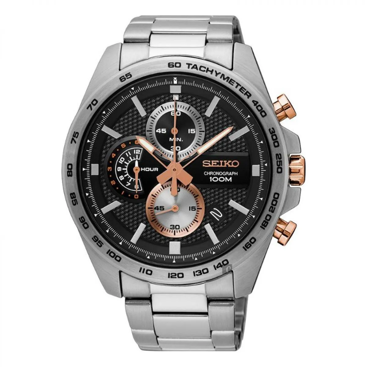 Seiko 45mm edelstalen chronograaf | SSB281P1 sold by Watch2Day product image thumbnail 4